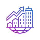Ícono ilustrando el apoyo a la innovación empresarial proporcionado por los consejeros de enlace. Ícono ilustrando el apoyo a la innovación empresarial proporcionado por los consejeros de enlace.
